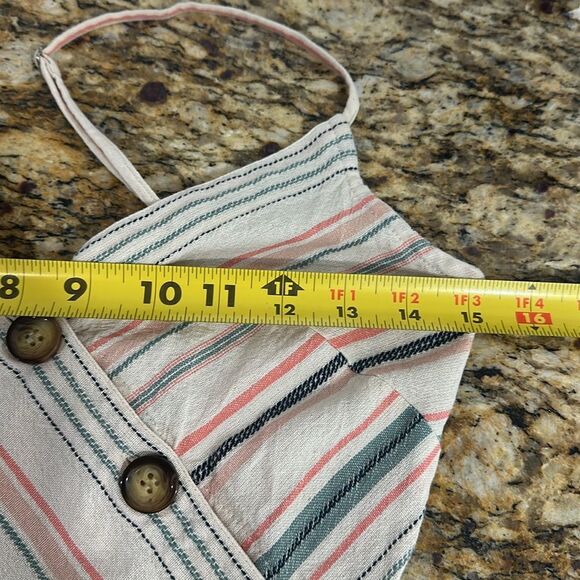 Altar'd State Dresden Cotton Striped Sleeveless Midi Dress Size S - Picture 9 of 12